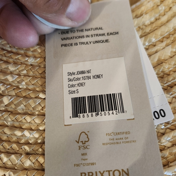 Stylish Tan Straw Hat - Picture 11 of 11